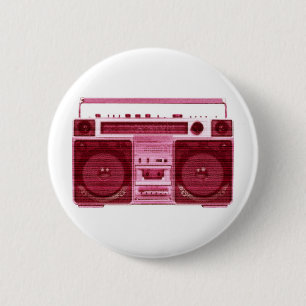 botón de radio retro