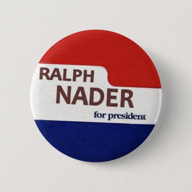 Botón de Ralph Nader (Anverso)