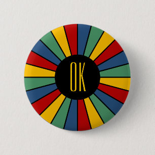 BOTÓN DE RAYOS I + su foto, texto, monograma