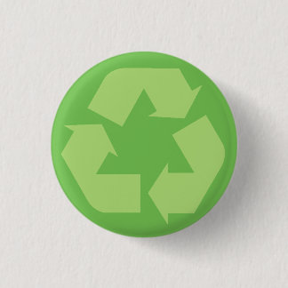Botón de reciclaje verde