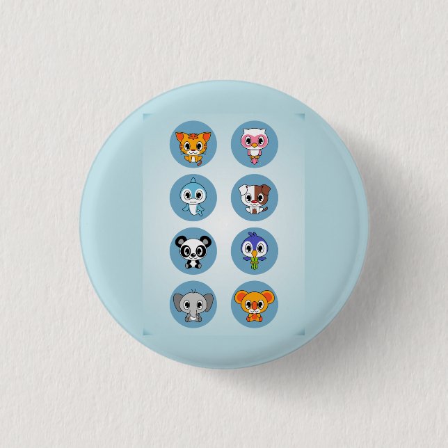 BOTÓN DE RECOPILACIÓN DE ANIMALES DE PERSONALIZADO (Anverso)