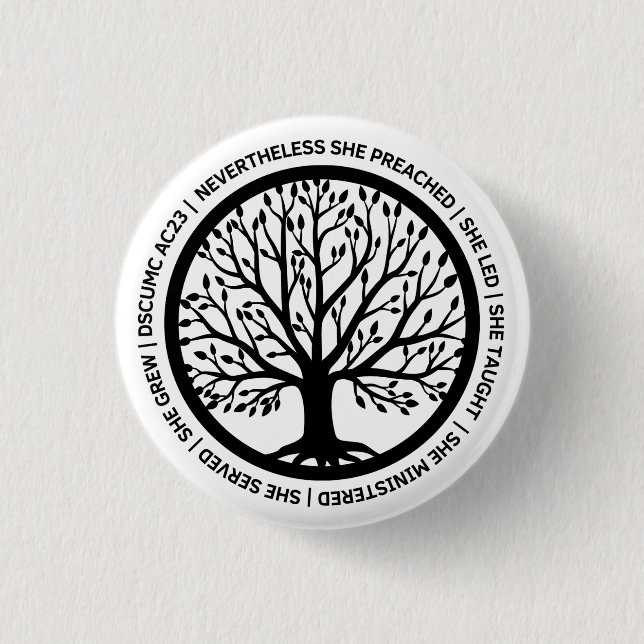 Botón de redondeo CSRW DSCUMC - Blanco (Anverso)