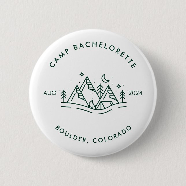 Botón de redondeo de bachillerato de campamento (Anverso)