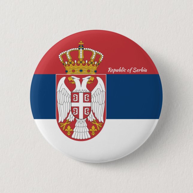 Botón de redondeo de bandera de la República de Se (Anverso)
