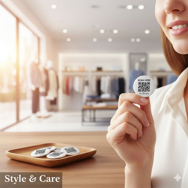 Botón de redondeo de código QR de personalizable p (Customizable QR Code Round Button for Any Purpose)