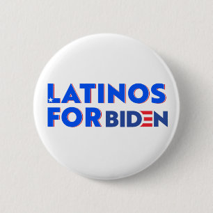 Botón de redondeo de Latinos para Joe Biden
