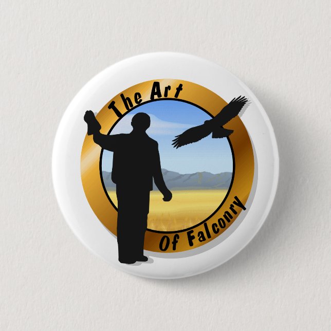 Botón de redondeo de medallón de Falconer (Anverso)