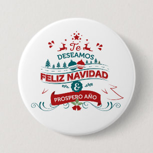 botón de redondeo de navidad