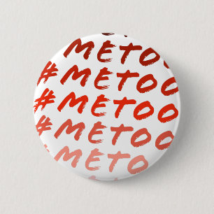Botón de redondeo feminista de Hues Rojos