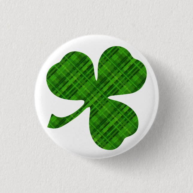 Botón de redondeo pequeño Shamrock Lucky (Anverso)