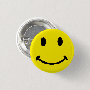 Botón de Retroceso Cara Sonriente Amarillo Brillan