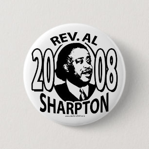 Botón de Rev. Al Sharpton 2008