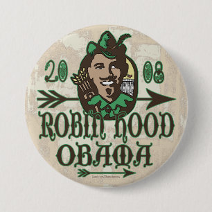 Botón de Robin Hood Obama