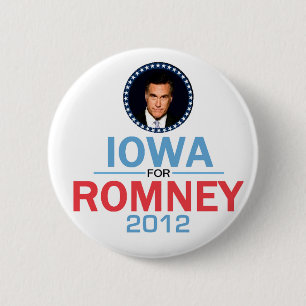 Botón de Romney Iowa