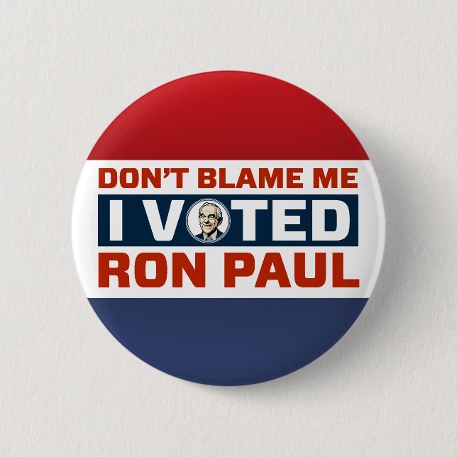 Botón de Ron Paul (Anverso)