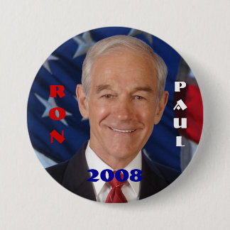Botón de Ron Paul 2008 del VOTO