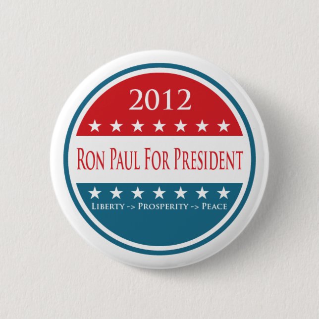 Botón de Ron Paul 2012 (Anverso)