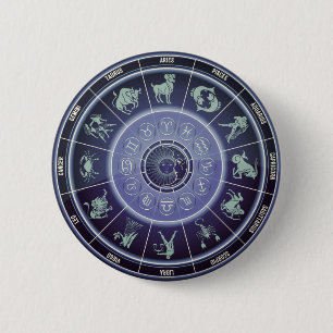 botón de rueda de astrología