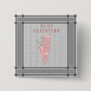 Botón de salvar Palestina - Botón de pin palestino