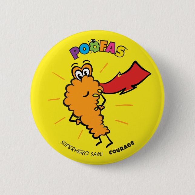 Botón de Sami del super héroe (Anverso)