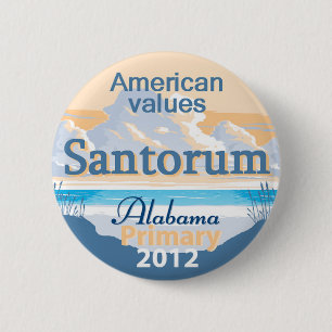 Botón de Santorum ALABAMA