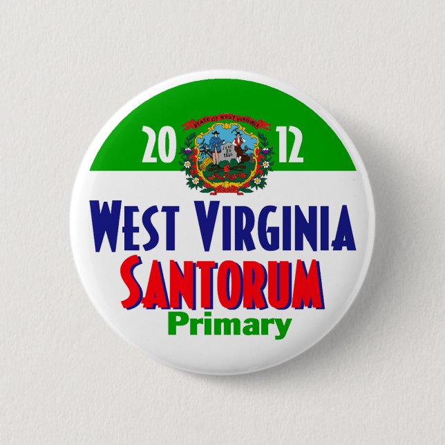 Botón de Santorum VIRGINIA OCCIDENTAL (Anverso)