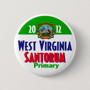 Botón de Santorum VIRGINIA OCCIDENTAL