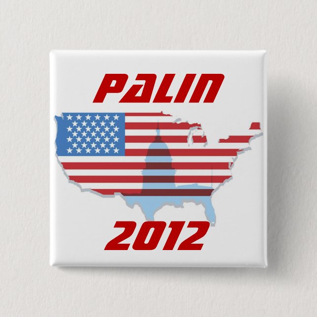 Botón de Sarah Palin 2012 (Anverso)