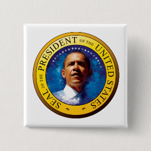 Botón de sellado del presidente Barack Obama