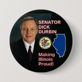 Botón de senador Dick Durbin