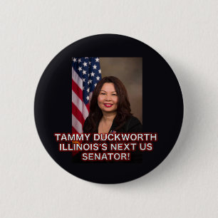 Botón de senador Illinois de Tammy Duckworth los