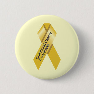 botón de sensibilización sobre el cáncer infantil