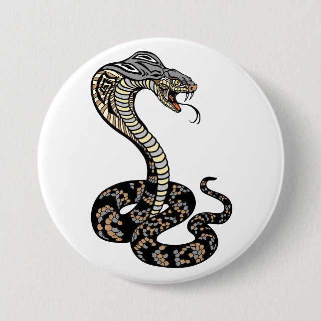 botón de serpiente cobra (Anverso)