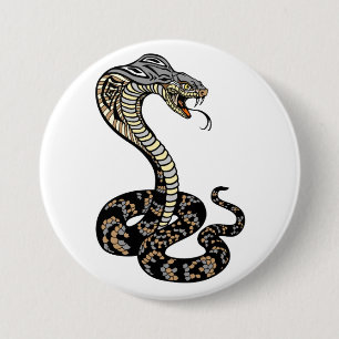 botón de serpiente cobra