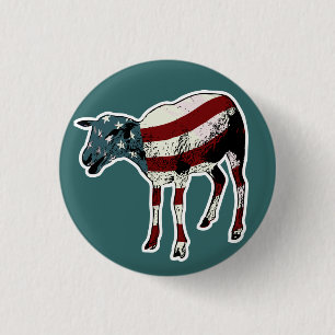 Botón de Sheeple del americano
