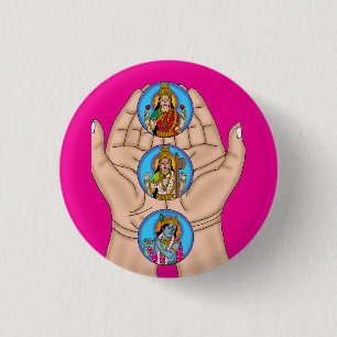 Botón de Shloka Karagre Vasate Lakshmi