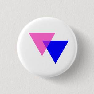 Botón de símbolo de bisexualidad