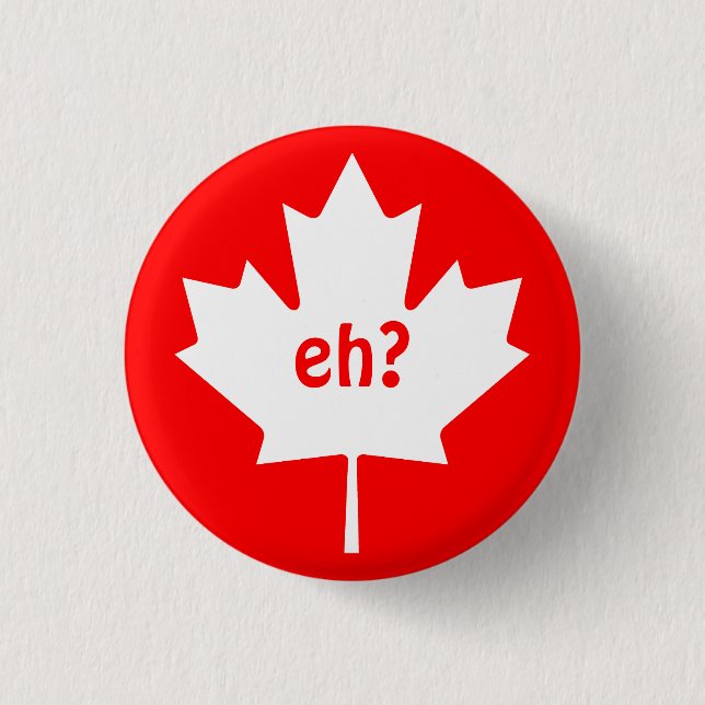 Botón de símbolo de hoja de arce canadiense (Anverso)