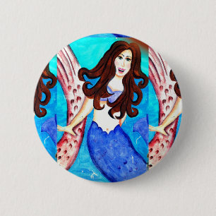 botón de sirena de brunette