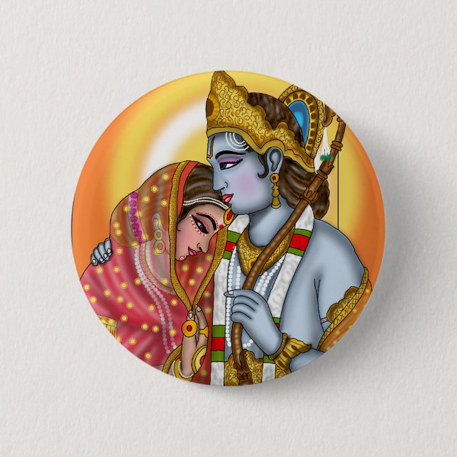 Botón de Sita Ram (Anverso)
