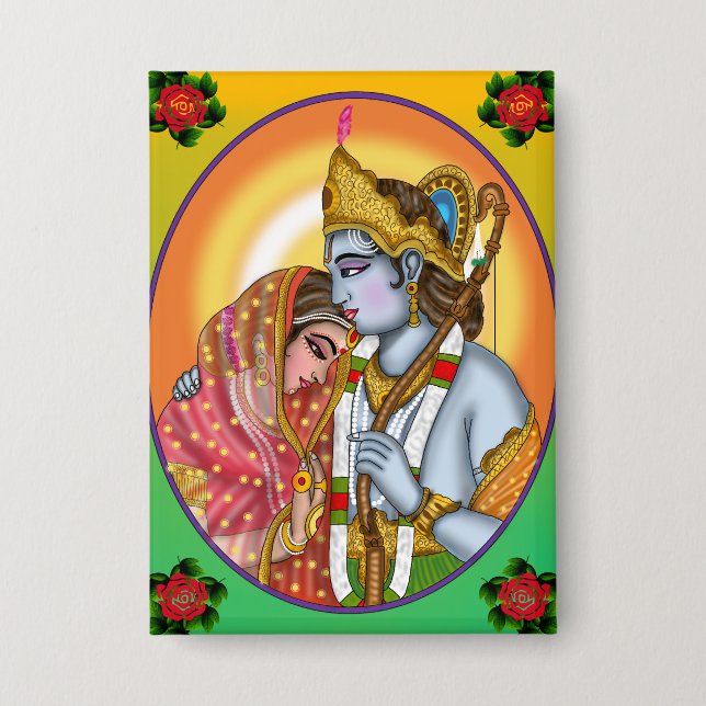 Botón de Sita Ram (Anverso)