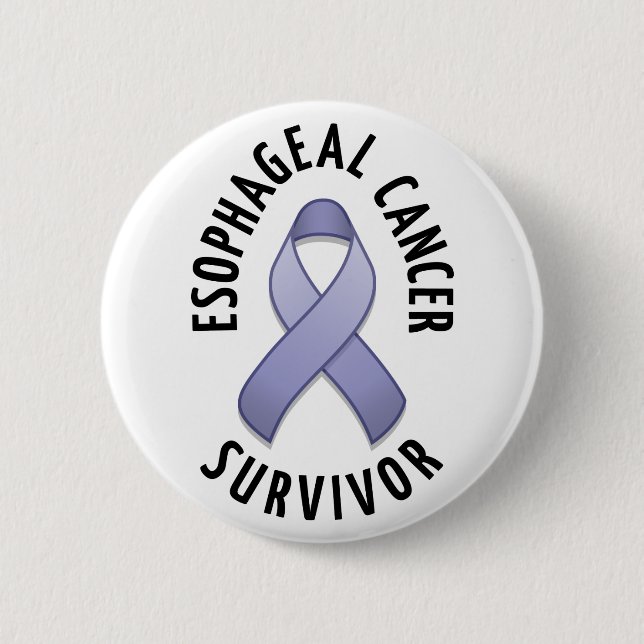 Botón de sobreviviente de cáncer esofágico (Anverso)
