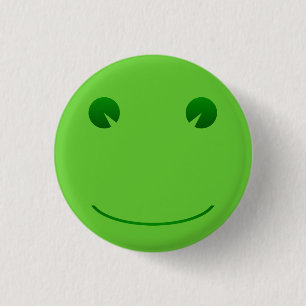 Botón de sonrisa de rana