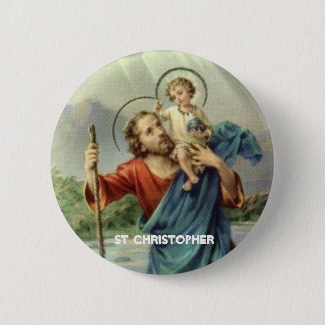 Botón de St Christopher (Anverso)