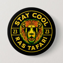 Botón de Stay Cool Ras Tafari