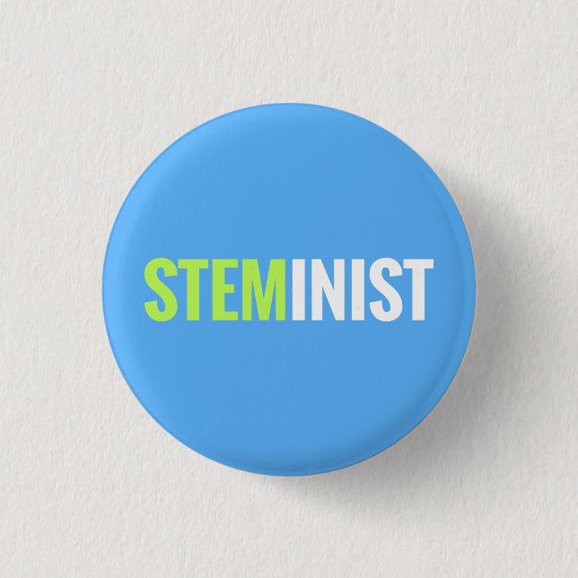 Botón de STEMinist (Anverso)