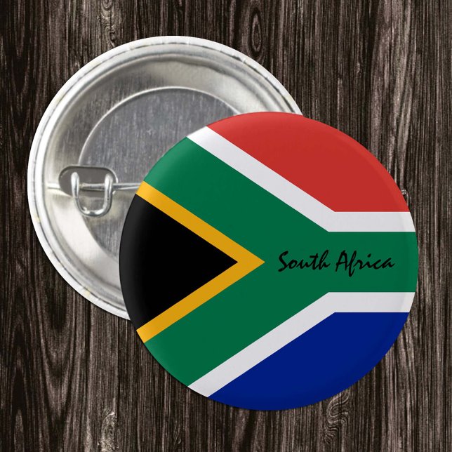 Botón de Sudáfrica, bandera patriótica sudafricana (Subido por el creador)