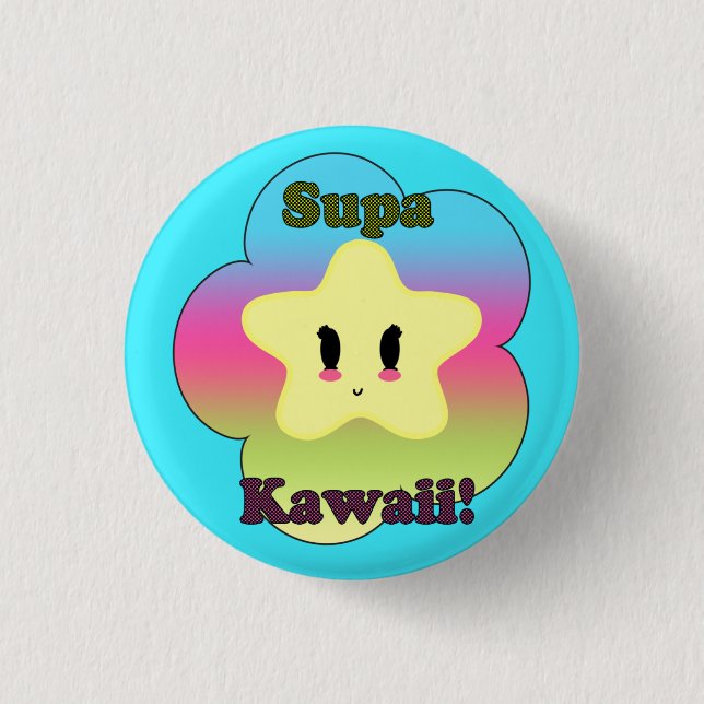 Botón de Supa Kawaii (Anverso)