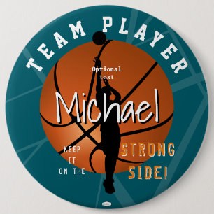 Botón de tema de baloncesto HAMbyWG 
