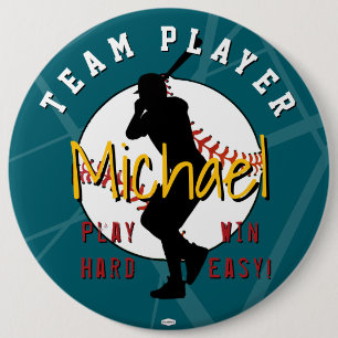 Botón de tema de béisbol HAMbyWG